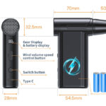 KINZIR 2 σε 1 σκουπάκι χειρός & air duster AD51