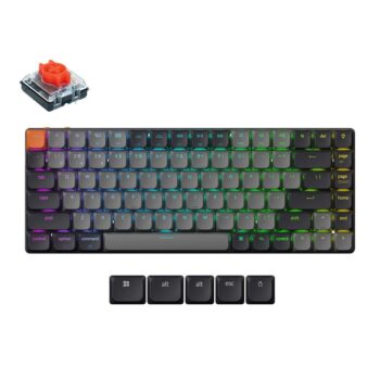 Keychron K3 V3 (K3X-B1) QMK Wireless Mechanical Keyboard Red Switch RGB 75% US Layout