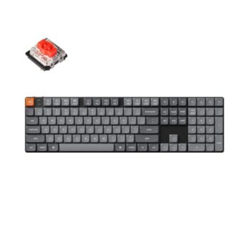 Keychron K5 Max (K5M-H1) QMK/VIA Wireless Custom Mechanical Keyboard-Red Switch Hot-Swap 100% US