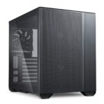 Lian Li O11 AIR MINI Black PC Case ATX / M-ATX with 3 standard Fans (front 120mmx2, rear 120mmx1) Me