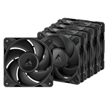 Arctic P12 Pro PST - 5 Pack - Black 120mm 3000 RPM PWM case fan