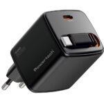 POWERTECH φορτιστής τοίχου PT-1571 με πτυσσόμενο καλώδιο