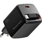 POWERTECH φορτιστής τοίχου PT-1572 με πτυσσόμενο καλώδιο