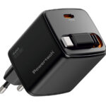 POWERTECH φορτιστής τοίχου PT-1573 με πτυσσόμενο καλώδιο