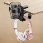 POWERTECH βάση ακουστικών & ποτηροθήκη γραφείου PT-1579