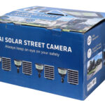 SECTEC smart ηλιακή κάμερα ST-LC598-EU με προβολέα