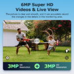 SECTEC smart ηλιακή κάμερα ST-LC598-EU με προβολέα