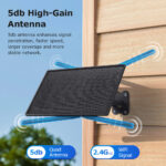 SECTEC ηλιακό router ST-SR08-EU-PNL με 2x πάνελ