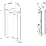 BRATECK 2x βάσεις στήριξης πάνελ SW02-4