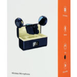 UPTECH ασύρματα μικρόφωνα UPW-M9MAX με θήκη φόρτισης