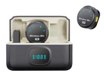 UPTECH ασύρματα μικρόφωνα UPWS-08 με θήκη φόρτισης