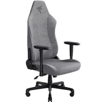 Razer ISKUR V2 X – Light Gray – Gaming Chair – Lumbar Curve – Plus Fabric