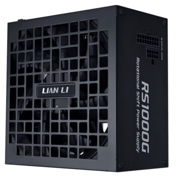 Lian Li RS1000G Black - 1000 Watt 80+ Gold PSU - 12V-2x6 Colored Cable - RS Hub - Fully Modular