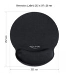 DELOCK Mousepad 12559 με στήριγμα καρπού