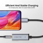 CABLETIME αντάπτορας USB-C σε USB-C & 3.5mm CT-CMACD