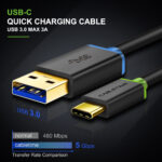 CABLETIME καλώδιο USB-C σε USB CT-C160-U33-CMAMG