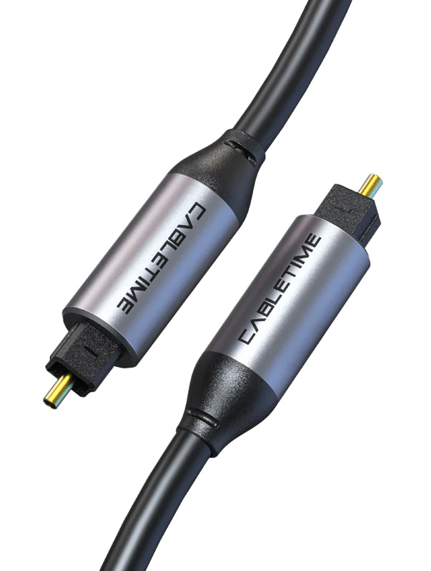 CABLETIME καλώδιο ήχου Toslink CT-AV380-P04GN CABLETIME καλώδιο ήχου Toslink CT-AV380-P04GN