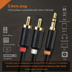 CABLETIME καλώδιο ήχου 3.5mm σε 2x RCA CT-AV314-P12G