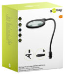 GOOBAY μεγεθυντικός φακός 64990 με κλιπ & βάση