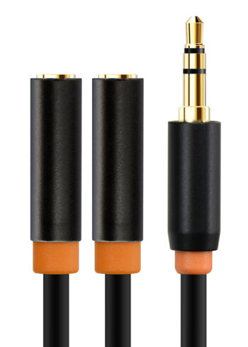 CABLETIME καλώδιο ήχου 3.5mm σε 2x 3.5mm CT-AV309-P12G