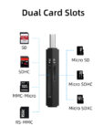 CABLETIME card reader CT-ASD3-PB για SD & micro SD