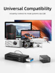 CABLETIME card reader CT-ASD3-PB για SD & micro SD