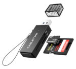 CABLETIME card reader CT-ASD3-PB για SD & micro SD