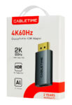 CABLETIME αντάπτορας DisplayPort σε HDMI CT-DMHF4K-AG6