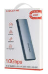 CABLETIME θήκη για M.2 NVMe/SATA SSD CT-SSD03-AG tool free