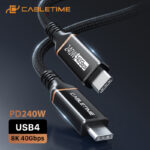 CABLETIME καλώδιο USB-C σε USB-C CT-USB4
