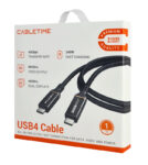 CABLETIME καλώδιο USB-C σε USB-C CT-USB4