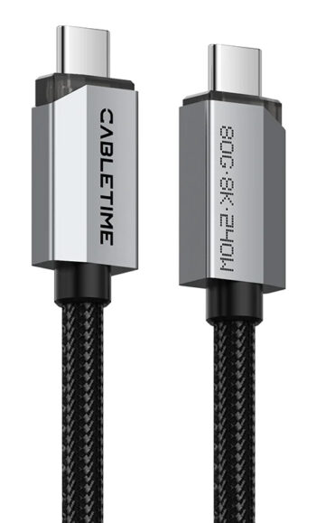 CABLETIME καλώδιο USB-C CT-USB4V2