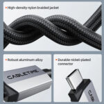 CABLETIME καλώδιο USB-C CT-USB4V2