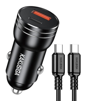 KAKUSIGA φορτιστής αυτοκινήτου KSC-1714 με καλώδιο USB-C
