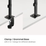 BRATECK βάση γραφείου οθόνης & laptop PT-1569