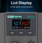 QUICK σταθμός θερμού αέρα QUICK857 Pro με air gun