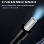 QUICK σταθμός θερμού αέρα QUICK857 Pro με air gun