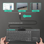 RIITEK ασύρματο πληκτρολόγιο Mini K18S με touchpad