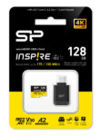 SILICON POWER κάρτα μνήμης microSDXC Inspire με card reader