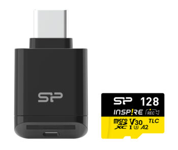 SILICON POWER κάρτα μνήμης microSDXC Inspire με card reader