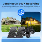 SECTEC smart ηλιακή κάμερα ST-523-9MAOV-4G-EU