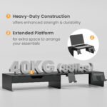 BRATECK επιτραπέζια βάση για οθόνη/laptop/smartphone/tablet STB-128-02 με συρτάρι