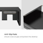 BRATECK επιτραπέζια βάση για οθόνη/laptop/smartphone/tablet STB-128-02 με συρτάρι