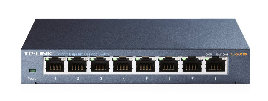 TP-LINK Desktop Switch TL-SG108 8 Θυρών TP-LINK Desktop Switch TL-SG108 8 Θυρών