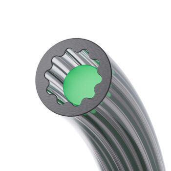 Creality Star-Shaped Low-Resistance PTFE Tube 1m - for all FDM printers