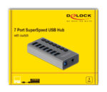 DELOCK USB hub 63669 με διακόπτες