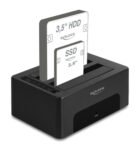 DELOCK docking station για 2.5" ή 3.5" SATA HDD/SSD 64187