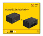 DELOCK docking station για 2.5" ή 3.5" SATA HDD/SSD 64187