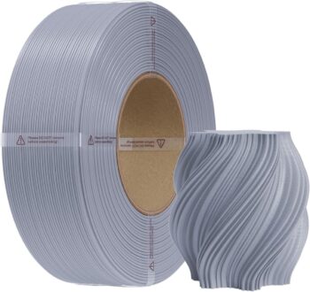 Creality CR-PETG Gray - No Reel 3D Printer Filament, Hard Glossy, Tensile 49MPA, 1 kg Spool1.75