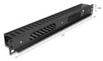 DELOCK cable management 81555 για rack 19"/1U